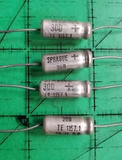 Capacitors Aluminum Electrolytic TE1157.1 Sprague 25uf 15v 105'c Mini x4 or x10