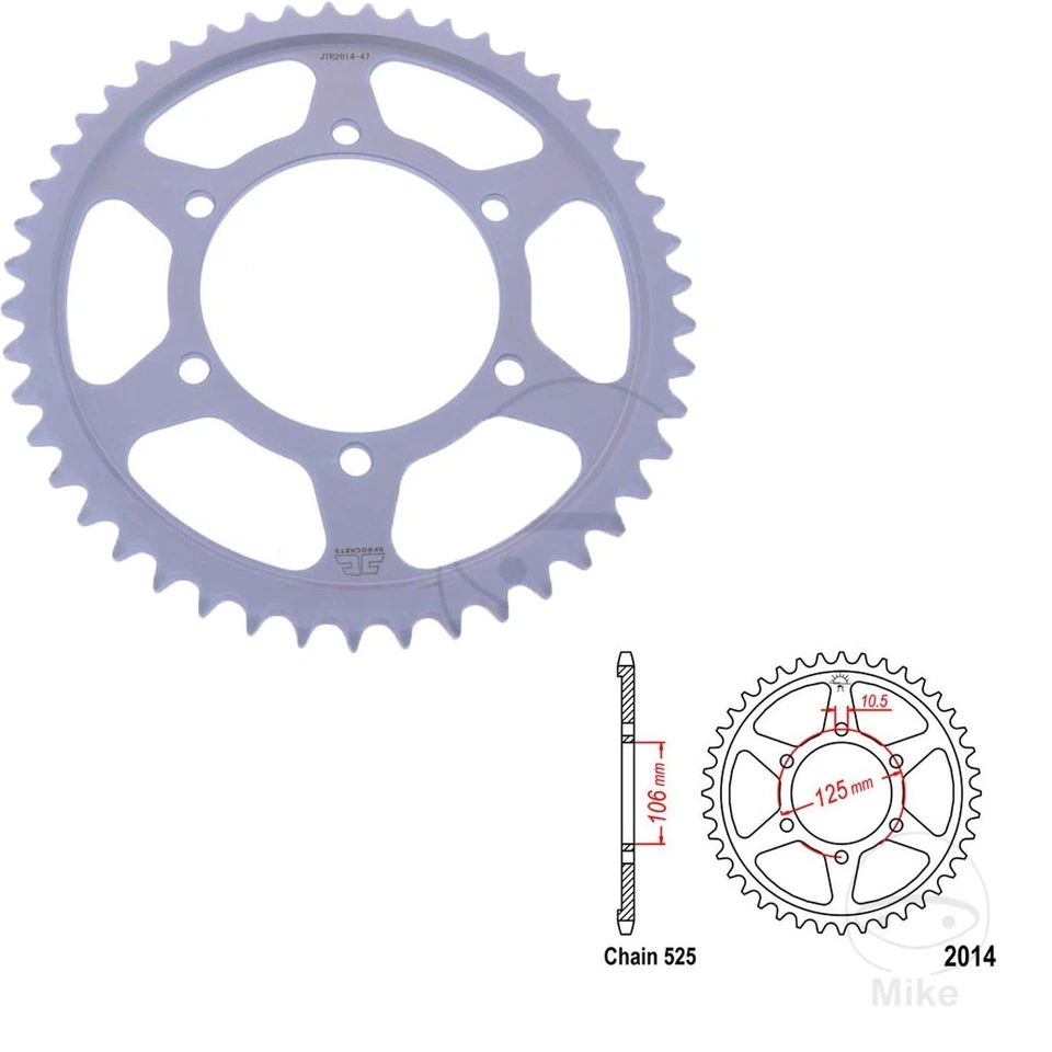 DID Kit de Cadena para Triumph Daytona Street Triple 675 Piñón - Imagen 4 de 4