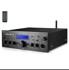 Pyle PDA6BU Bluetooth Stereo Amplifier Receiver, FM Radio/USB/SD memory