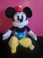 Minnie Mouse Plush w Blue Polka Dot Skirt - New w/o tags