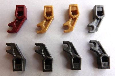 8 x LEGO Zubehör Exo Force Bionicle Roboter Mechanical Arm 98313 Konvolut