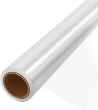 100' Long X 17.5” Wide Clear Cellophane Wrap Roll - 3 Mil Thicker Cellophane Rol