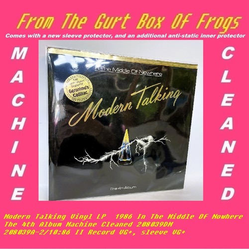 Modern Talking LP 1986 In The Middle Of Nowhere - Machine Cleaned - 208039