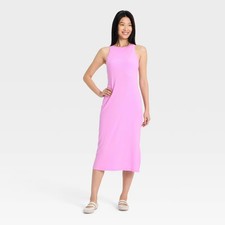 Women's Modal Ribbed Midi Dress - All In Motion