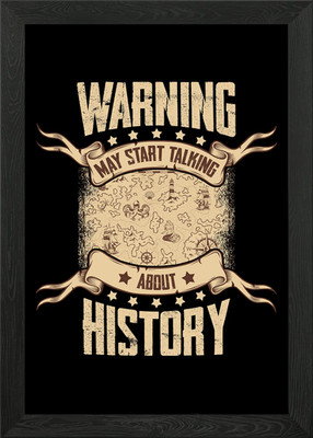 History Researcher Framed Wall Art Poster Canvas Print Picture