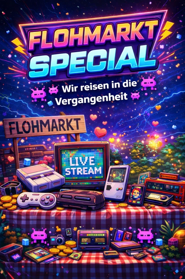👾 Flohmarkt Special | Wir reisen in die Vergangenheit 👾