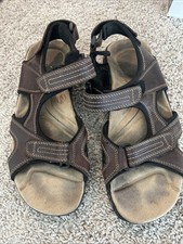 Dockers Mens Newpage Brown Sandal Sz 12M Casual Comfort Outdoor Sport Adjustable