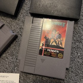 Tengen GAUNTLET and Gauntlet II Game Cartridges for the Nintendo NES UNTESTED