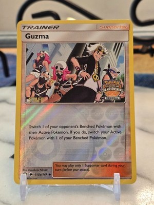 Pokemon TCG Guzma - (Regional Championships) [Staff] 115A/147 League Promos LP