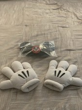New Adult Disneyland Mickey Mouse Ear  sHat and White Gloves