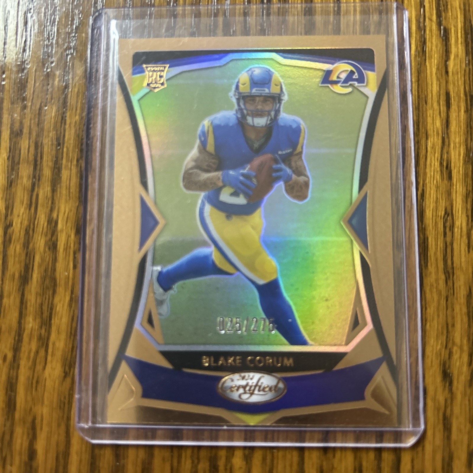 2024 Panini Certified - Rookies Blake Corum #160 Mirror Bronze /275 (RC)