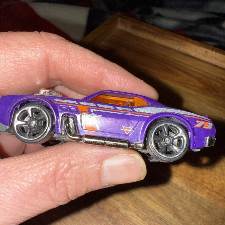 Metal Machines Zuru Poison Ivy Purple Die Cast Toy Car Vehicle #73 Muscle  - Image 3 of 4