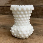 Hobnail Milk Glass Toothpick Holder by Fenton Vintage Tableware Collectible