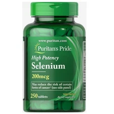 Puritan's Pride Selenium 200 mcg - 250 Tablets