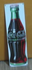 VINTAGE COCA-COLA ENAMEL SIGN 21 X 6.25" NEVER HUNG OUTSIDE CLEAN ADVERTISING