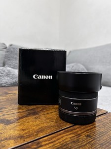 Canon RF 50mm F1.8 STM Prime Lens for Mirrorless R-Mount Cameras