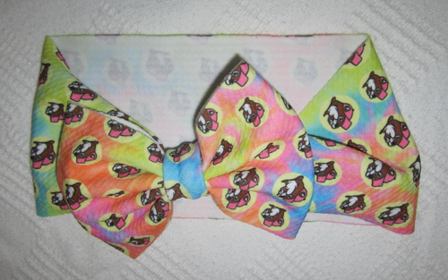 Buc-ees Head Band with Large Bow for Girls Multicolor Cute Hair Accessory Beaver - Picture 2 of 5
