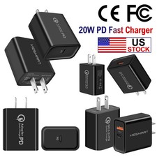 20 Watt USB TYPE-C Fast Rapid Charger Cube Block For Samsung Galaxy Series Phone