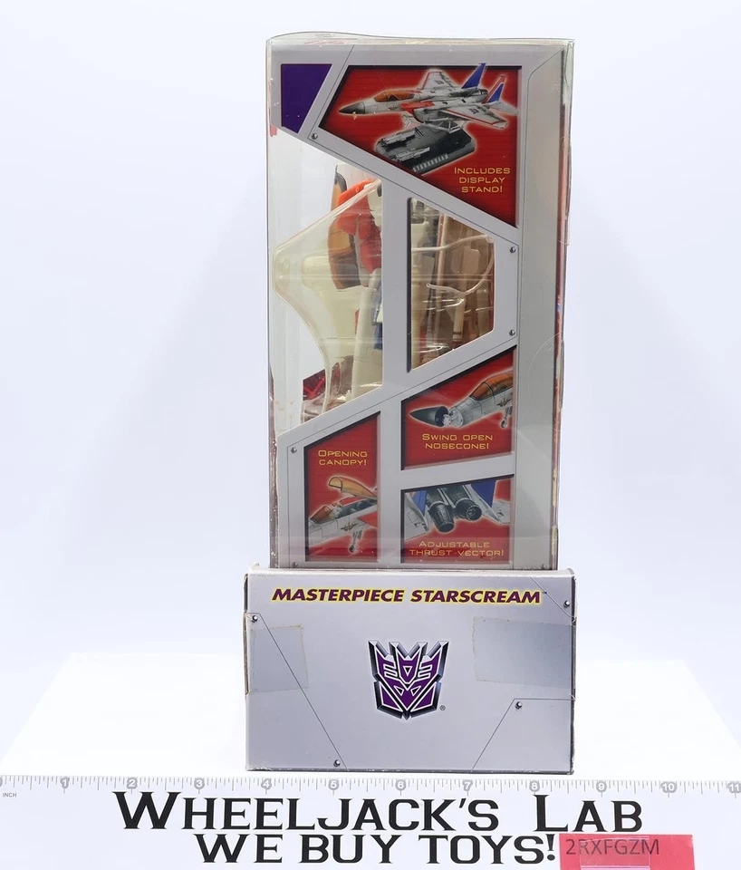 Masterpiece Starscream Transformers Robots in Disguise 2007 Hasbro NEW SEALED - Image 4 of 4