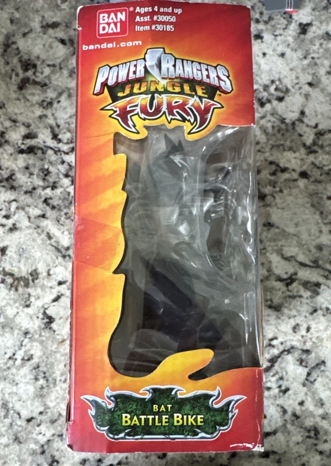 Bicicleta de batalla Power Rangers Jungle Fury Black Bat Warrior Bandai 2008 Foto 4 de 4