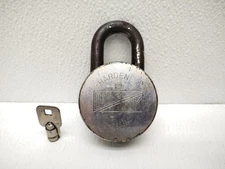 Vintage DYNA LOK Heavy Duty Padlock Lock with the Key