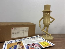 Planter's Mr. Peanut Bank Tan Plastic - Vintage
