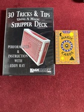 30 Tricks and Tips W/Stripper Deck DVD Deck Magic Makers Card Trick Easy To Do