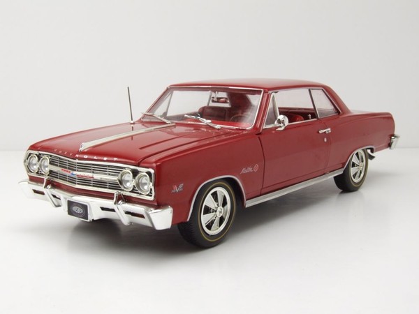 Chevrolet Chevelle Ss Z16 Mcacn 1965 Rot Modellauto 1:18 Auto World-image