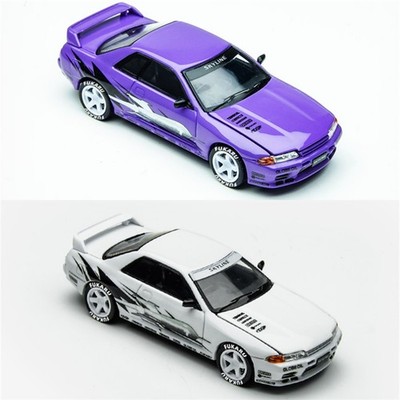 Time Micro 1:64 Skyline R32 Los Santos drift Diecast Model Car
