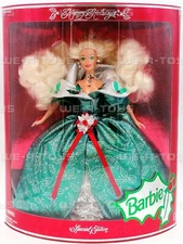 1995 Happy Holidays Special Edition Barbie Doll Mattel 14123