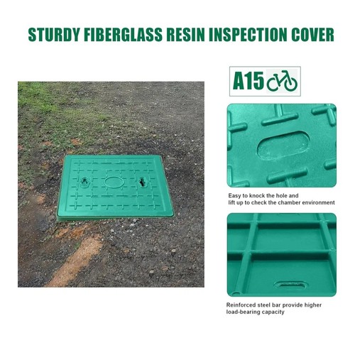 Natotela Underground Splice Box W/FRP Inspection Cover 12.5x12.5x14.3in Deep... - Picture 7 of 11