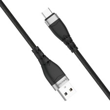5 ft. Premium Nylon Braided USB-C to USB-A High-Speed Charge Sync Cable -