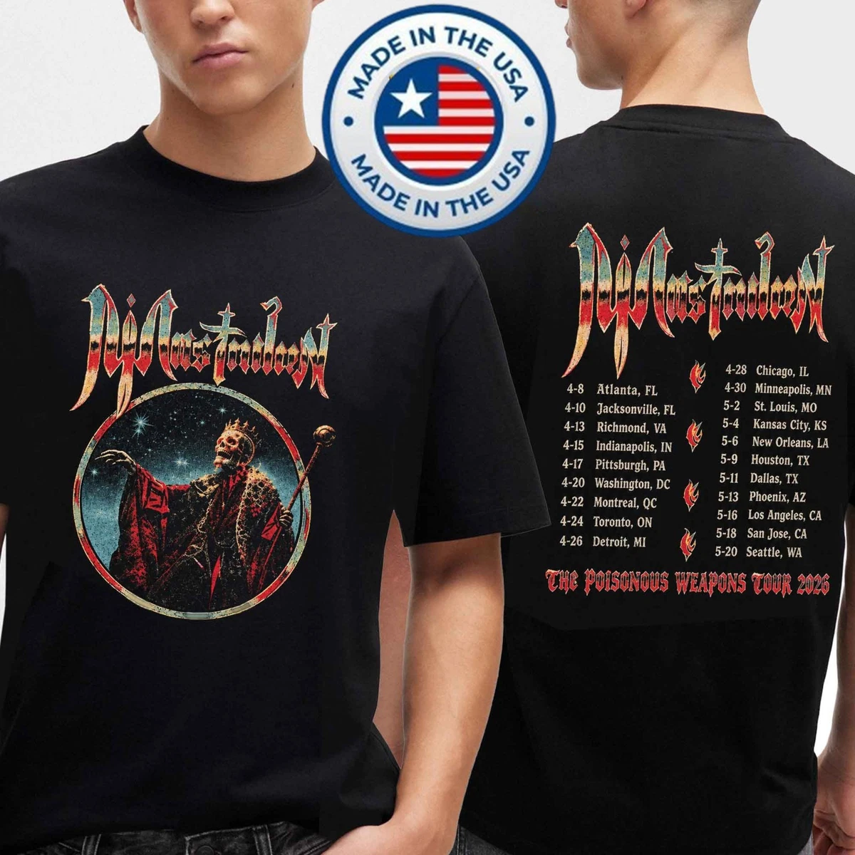 Mastodon Shirt for sale - eBay