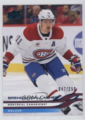 2025-26 Upper Deck Series 1 Deluxe 47/250 Brendan Gallagher #89 1b6v