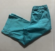 Chicos Cool Blue Capri Pants Size 1 / 8 28x20 CM5312