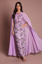 Coast Purple Maxi Dress Womens Occasion Dresses