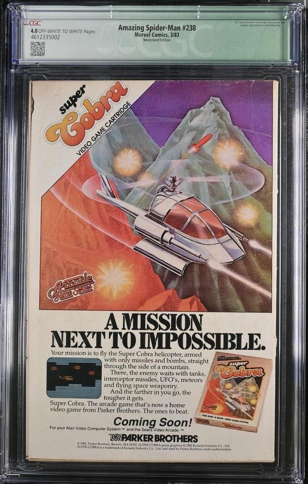 Amazing Spider-Man #238 (1983) – CGC 4.0 QUAL – 1st Hobgoblin, Newsstand - Image 2 of 2