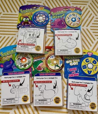 Mix aus Kinder Spin and Draw Activity Pads