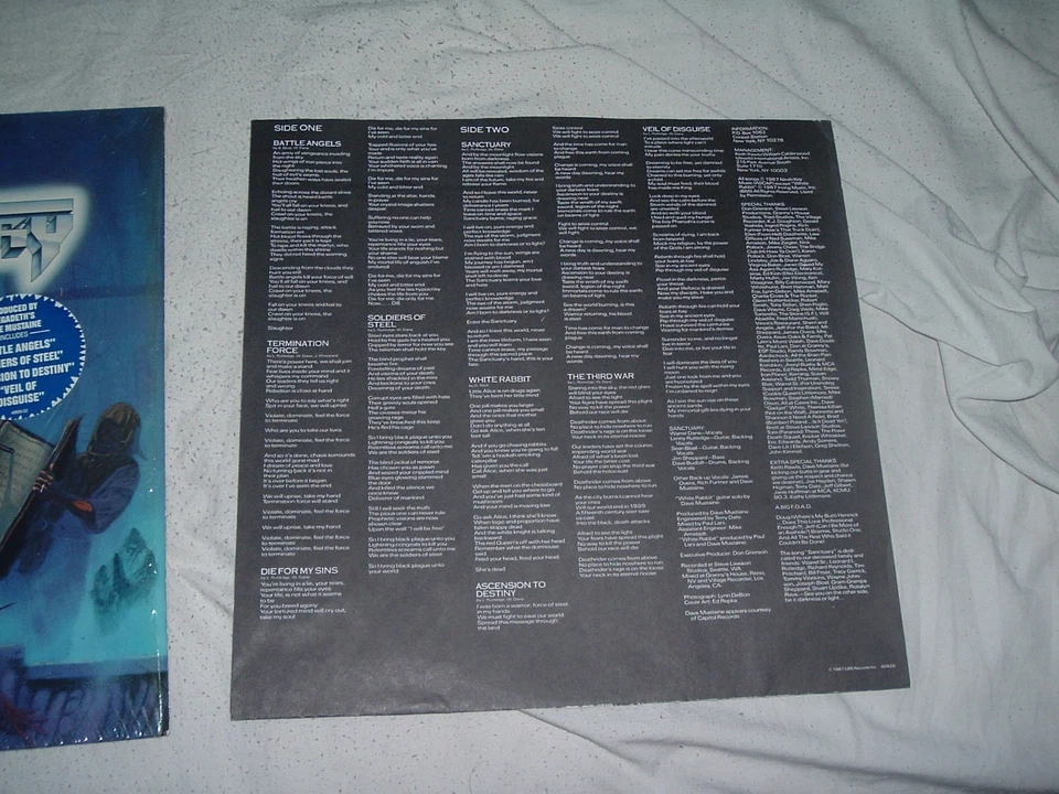 SANCTUARY Refuge Denied '88 SHRINK + HYPE STICKER 1st press NEVERMORE MEGADETH Foto 3 de 4