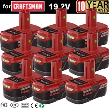 1/10PACK 8.0AH Battery for Craftsman 19.2V 11375  C3 130279005 11375, 11376