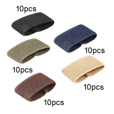10Pcs Elastische Gürtel Keepers Nylon Harness Strap Retainer Band Gürtel