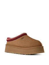 Tazz II Suede Platform Clog Slippers Chestnut Size 6 - UGG