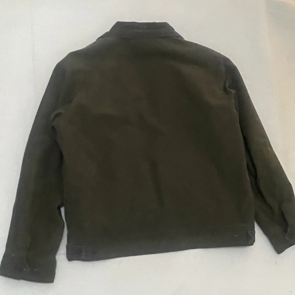 Chaqueta para hombre American Eagle Outfitters vintage verde oliva forrada sherpa talla XL Foto 3 de 4