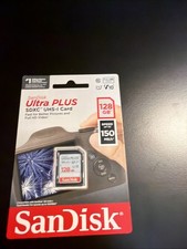 SanDisk - Ultra PLUS 128GB SDXC UHS-I Memory Card
