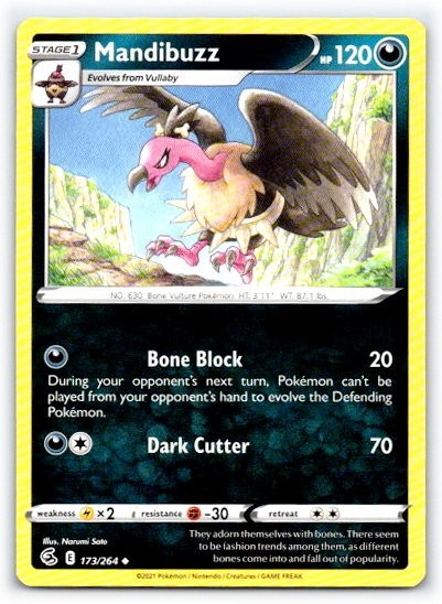 Mandibuzz 173/264 ~ English Near Mint