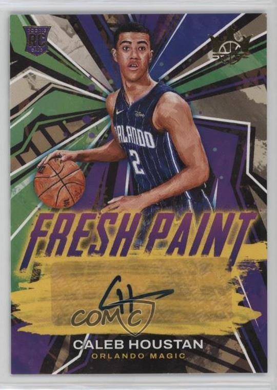 2022-23 Panini Court Kings Fresh Paint /199 Caleb Houstan Rookie Auto RC 1mz7