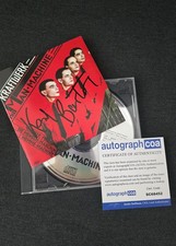 KARL BARTOS signiertes Autogramm persönlich KRAFTWERK MAN MACHINE CD ACOA ZERT