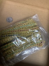 Crafts Golden Trim Ribbon In Center