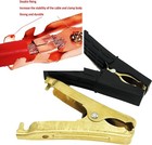 2Pcs Insulated Alligator Clips 100A-500A Electrical Heavy Duty Alligator Clamps,