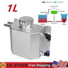 1l Aluminum Radiator Coolant Overflow Bottle Recovery Water Tank Universal New